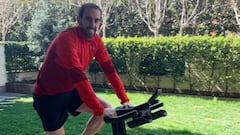 God&iacute;n entren&aacute;ndose en su casa durante la cuarentena.