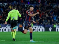 23/01/26 PARTIDP PRIMERA DIVISION JORNADA 21
LEVANTE - ELCHE
TERCER GOL ALAN MATTURRO 3-2 MINUTO 95 ALEGRIA