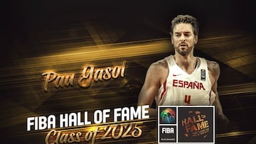 Pau Gasol entra en el Hall of Fame de la FIBA