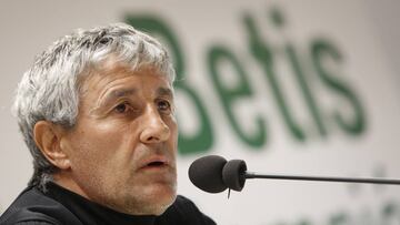 Rueda de prensa de Quique Seti&eacute;n.