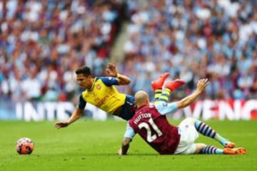 Alexis Sánchez sumó su segundo título en Arsenal.