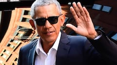 Barack Obama captado en Manhattan, Nueva York. Octubre 21, 2019.