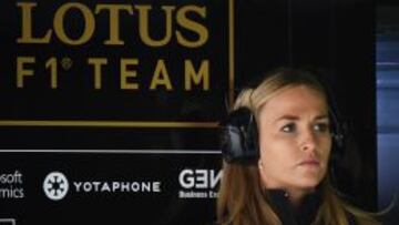 Carmen Jordá, piloto de desarrollo de Lotus.