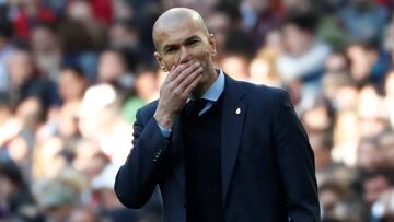 Zidane: "Hay muchos que juegan bien, el problema ahora es mío"