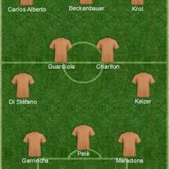 El once ideal de Johan Cruyff