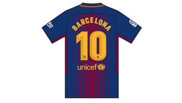 Imagen de la camiseta que lucir&aacute;n en el Barcelona - Betis los jugadores del club azulgrana.