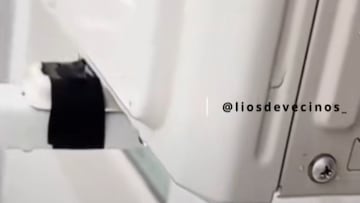 Examina cómo han instalado un aire acondicionado en un piso 15 y el milagro es que no haya ocurrido un desastre