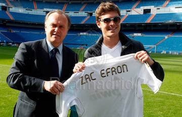 Zac Efron reconoce ser hincha del Madrid y sobre todo de CR7. 