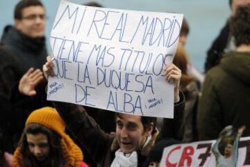 Multitudinario entrenamiento del Real Madrid