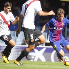 Soriano y el balón parado deciden el duelo de filiales