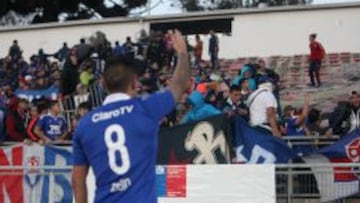 Patricio Rubio fue uno de los que intentó detener los actos de violencia de la barra de la U.