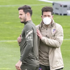 Simeone sigue confiando en Saúl