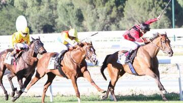 Tuvalu, ganando el Gran Premio de Madrid.