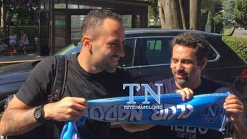 David Ospina llega al Napoli, el arquero colombiano ya present&oacute; los ex&aacute;menes m&eacute;dicos 