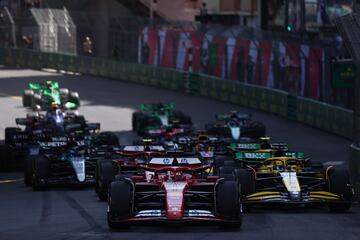 Charles Leclerc (Ferrari) logra la victoria en el GP de Mónaco de F1 2024.