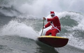 Los Papá Noel más divertidos del deporte