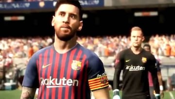 Messi en PES 2019 / Konami