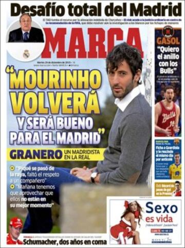 Portadas de la prensa mundial