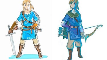 Nuevo arte conceptual de Link para Zelda: Breath of the Wild