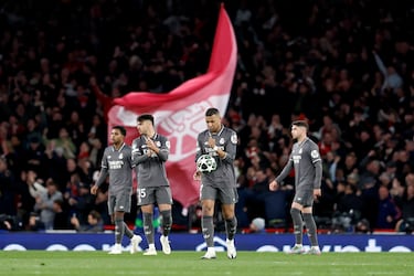 Tristeza de los jugadores del Real Madrid 