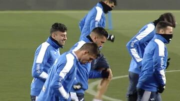 Siovas, El Zhar y Eraso ya están listos para enfrentarse al Sevilla