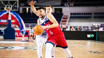 Luke Nelson, del Baxi Manresa, ante el Polski Torun.