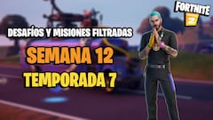 Fortnite Temporada 7: desafíos y misiones filtradas Semana 12