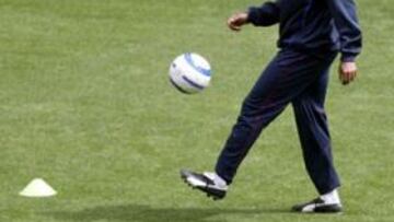 <B>APTO. </B>Eto'o ha entrado en la lista, pero no sabrá hasta antes del partido si es titular.