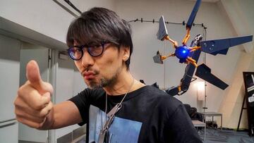 Hideo Kojima durante una sesión de rodaje de Death Stranding.