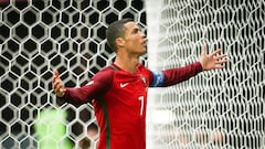Cristiano vents fury lashing ball into the stands after spot-kick
