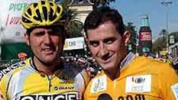 <b>DESPEDIDA.</B> Olano y Otxoa se despidieron del ciclismo profesional.