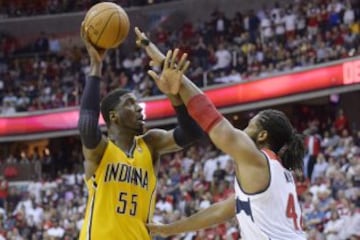 Hibbert resucitó en el segundo tiempo y fue clave en la remontada de los Pacers. Poco a poco sigue volviendo a ser productivo.