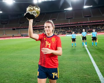 Alexia Putellas, la vigente campeona del Balón de Oro y la Mejor Jugadora del Año.