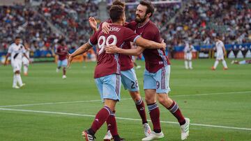 Colorado Rapids festejando