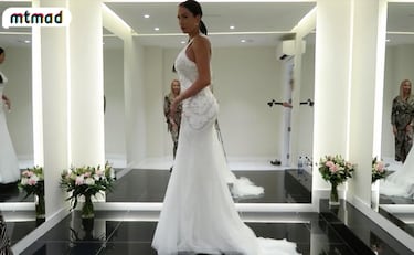 Aurah Ruiz elige el vestido de novia para su boda con Jes¨¦ Rodr¨ªguez