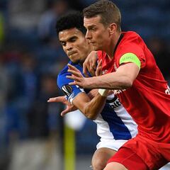 Lesión y eliminación de Luis Díaz con Porto en Europa League