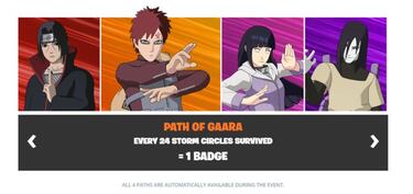 Naruto's The Nindo challenges in Fortnite: how to get free items