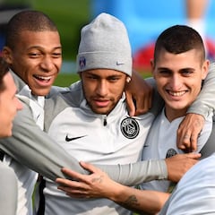 Verratti y Mbappé convencieron a Neymar para seguir