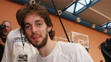 <strong>REPASO A LA ACTUALIDAD</strong>. El pívot de los Grizzlies ha respondido a las cuestiones relacionadas con la NBA y el Eurobasket.