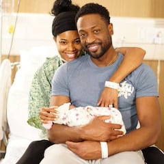 Dwyane Wade y Gabrielle Union anuncian el nacimiento de su "bebé milagro"