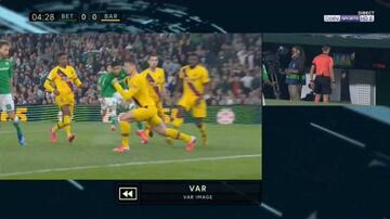 VAR review.