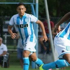 Mateo Casierra y su sueño de triunfar en Racing de Avellaneda