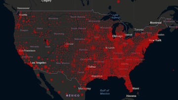 Estados Unidos report&oacute; cerca de 65 mil casos nuevos y con esto la cuenta ya supera los 3.7 millones de infectados. Los decesos incrementaron a 140 mil.