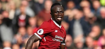 Sadio Mane of Liverpool during the Premier League match