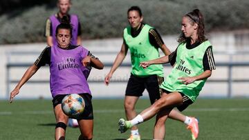 Jugadoras del Real Madrid Femenino. 