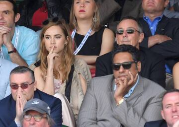 Suki Waterhouse en la final de Wimbledon