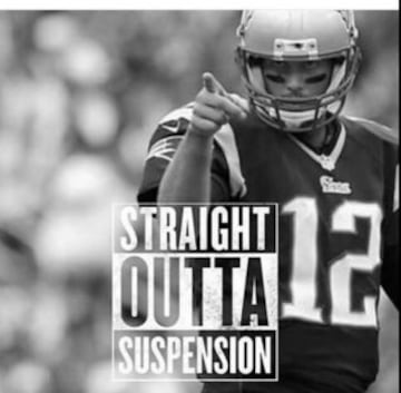 Los memes de la anulación del castigo a Tom Brady
