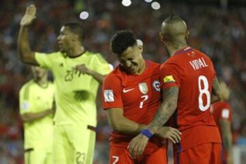 Las mejores imágenes del partido entre Chile y Venezuela