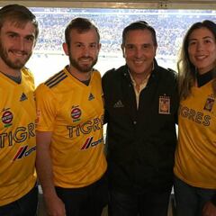 Garbiñe Muguruza apoyó a Tigres en el Volcán