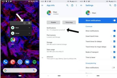 Cómo desconectar todas las notificaciones de la app Google Maps